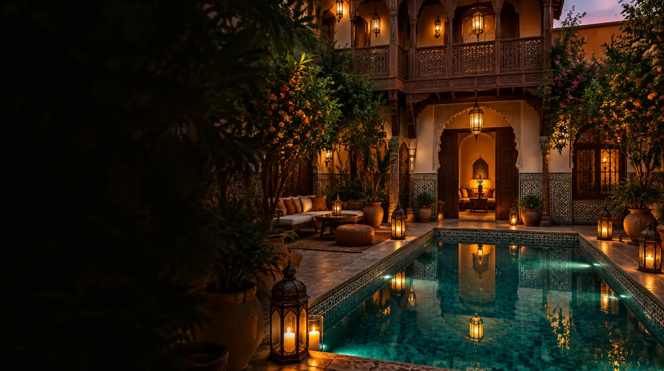 Site web pour riads et maisons d'hôtes à Marrakech